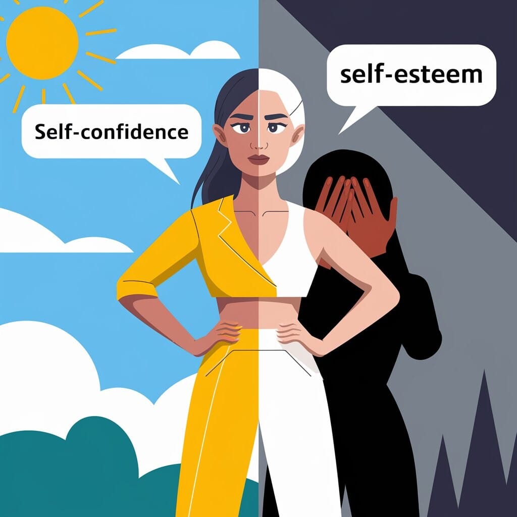 Difference Between Self-confidence And Self- esteem